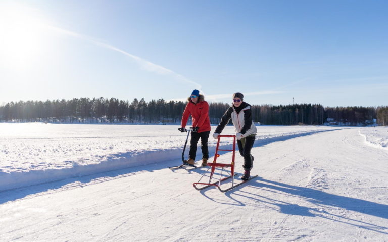 Saapuminen talvilomakohteisiin