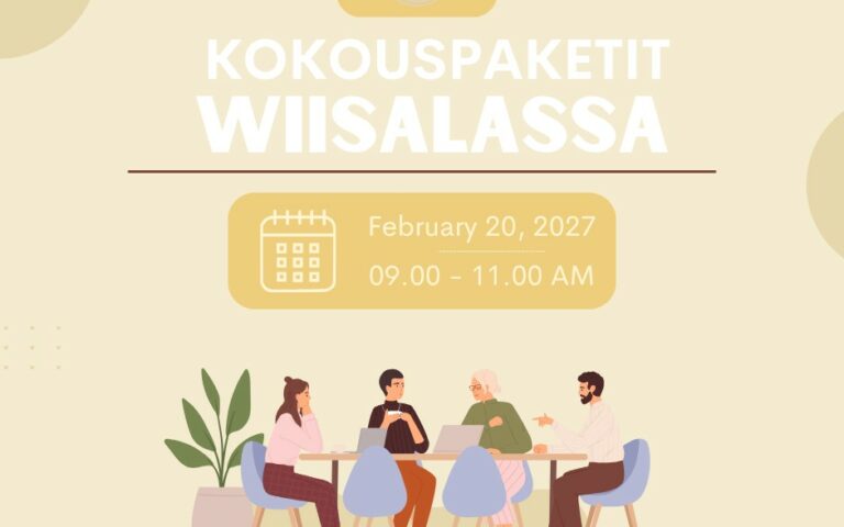 Kokoukset ja työyhteisöpäivät Wiisalassa